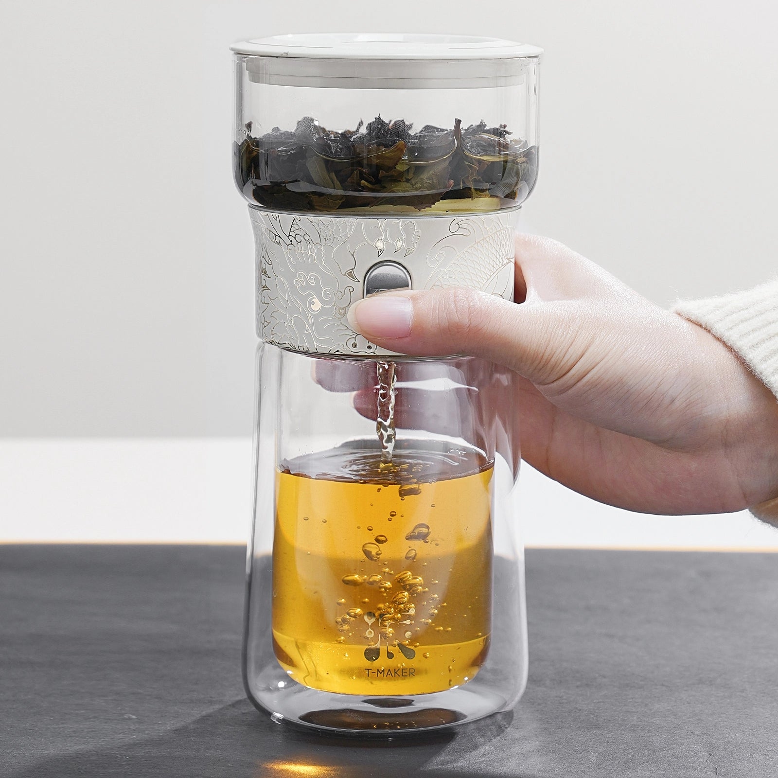 Portable One-touch Teapot