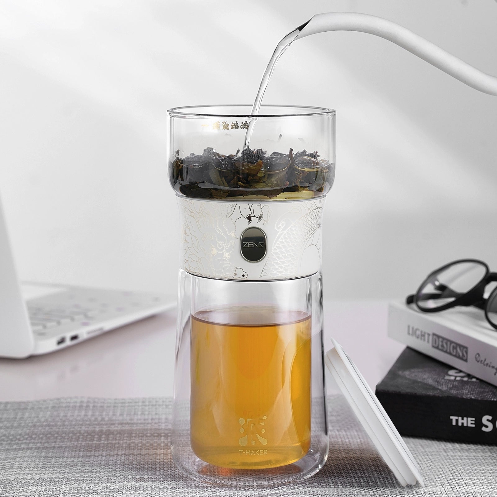 Portable One-touch Teapot