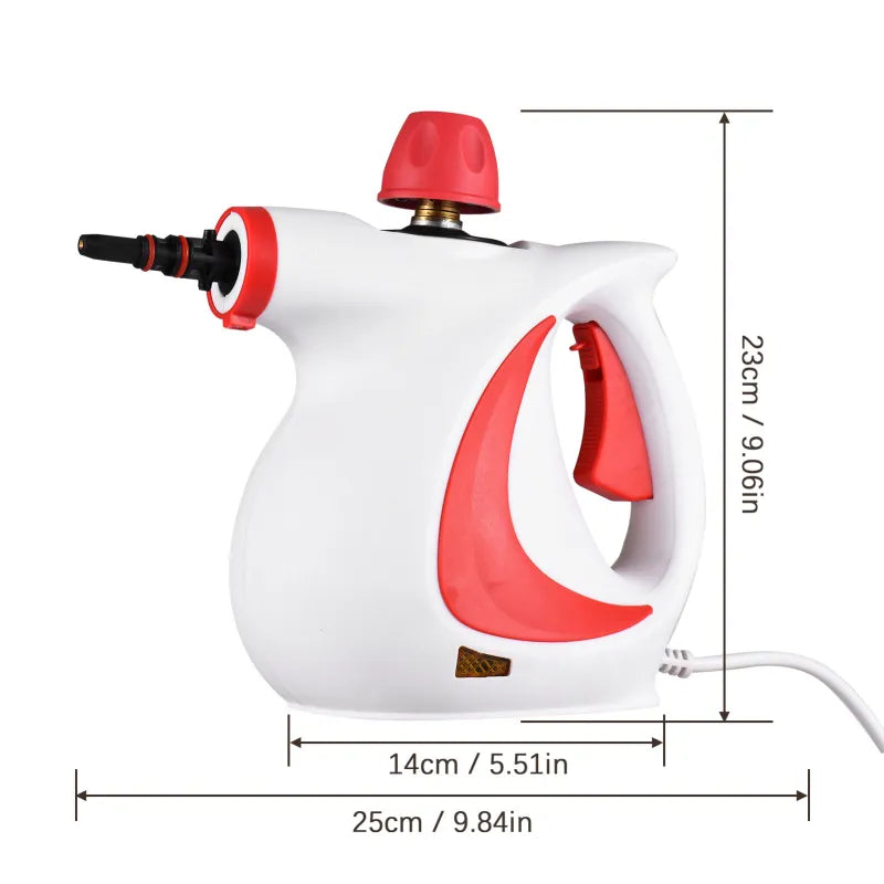 Handheld Multi-Surface Steam Cleaner with 9 PCs Accessories