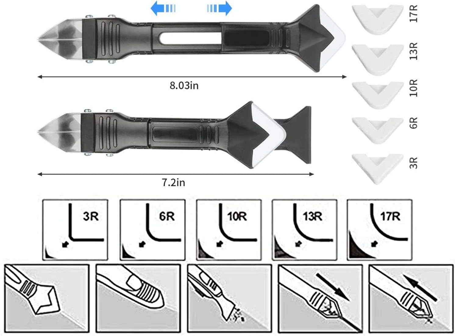 3 in 1 Silicone Caulking Tool