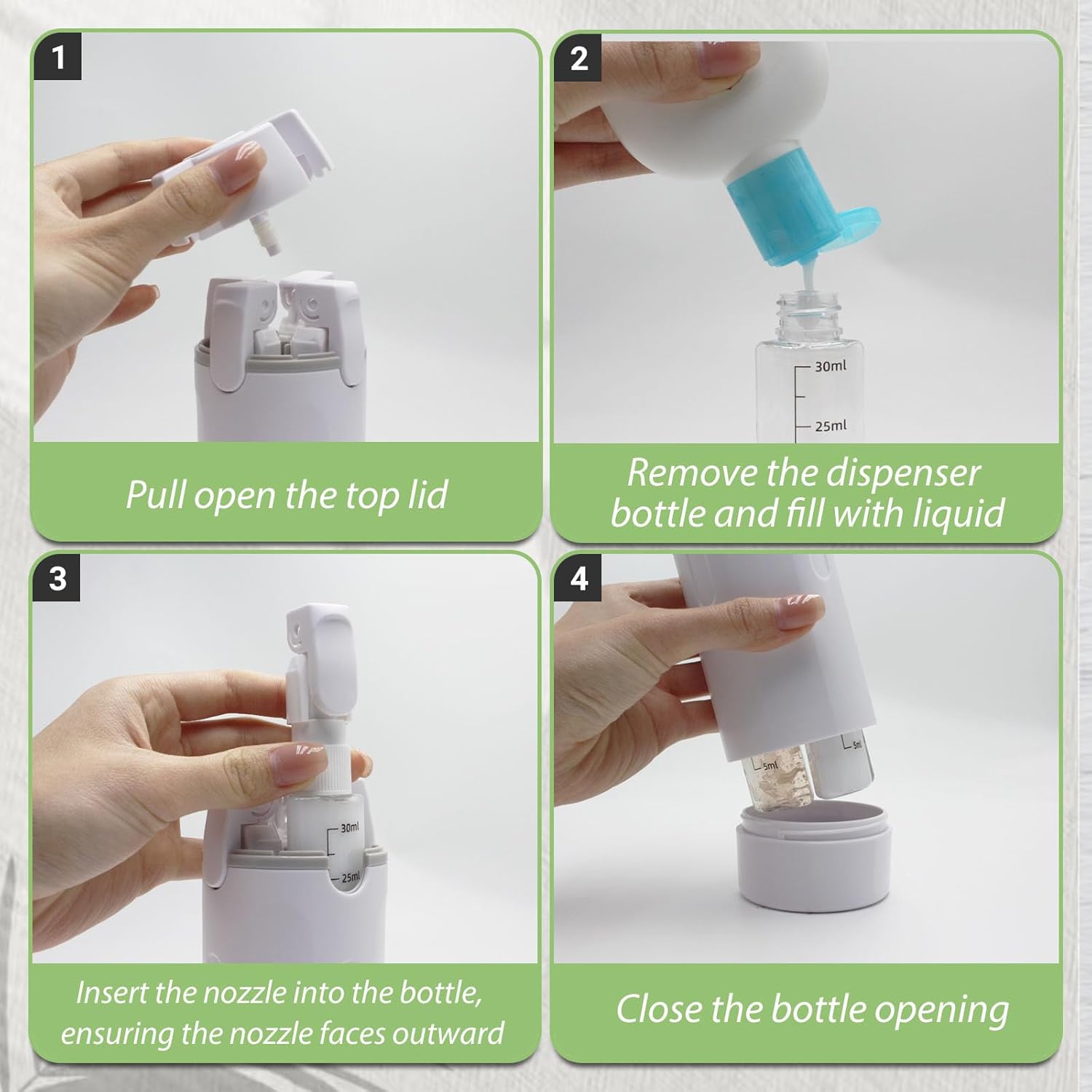 4 in 1 Travel Dispenser