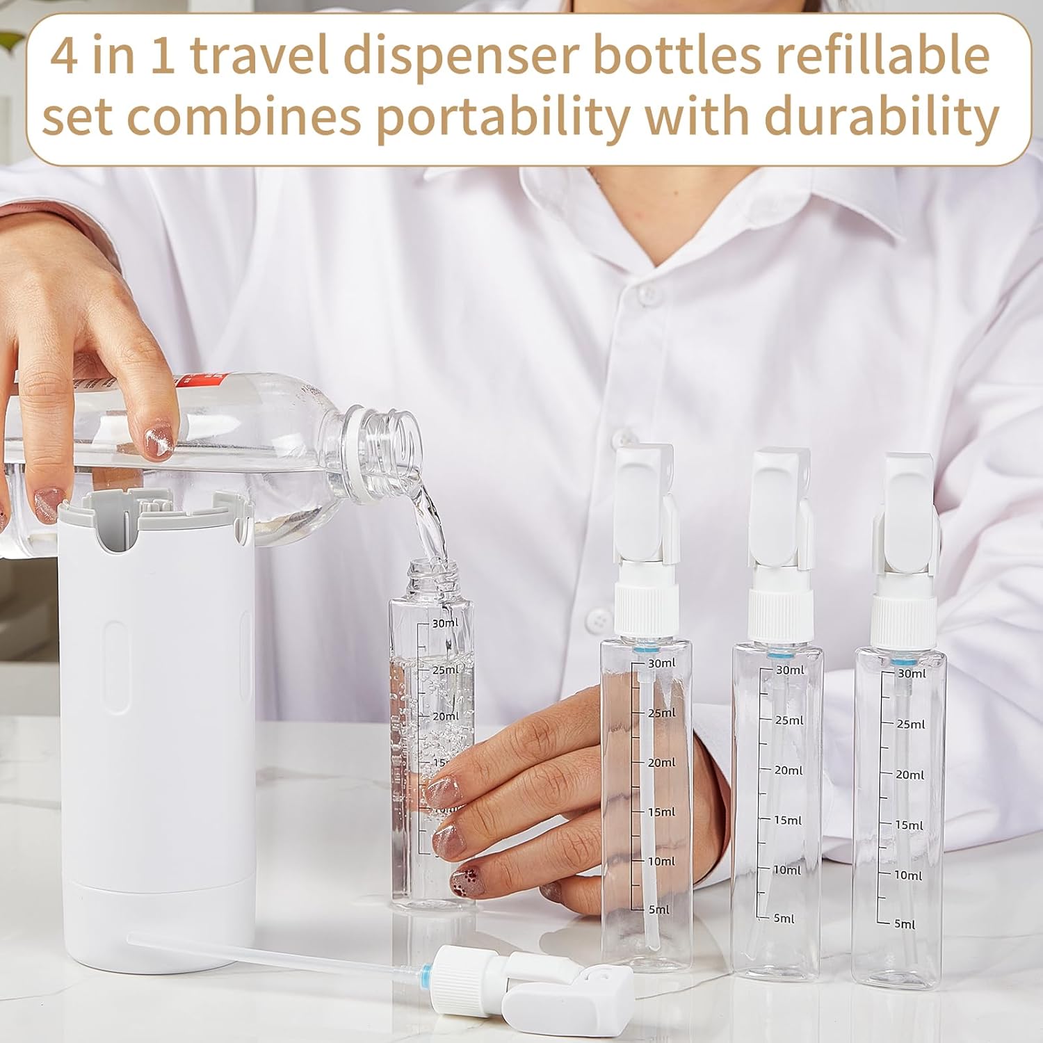 4 in 1 Travel Dispenser