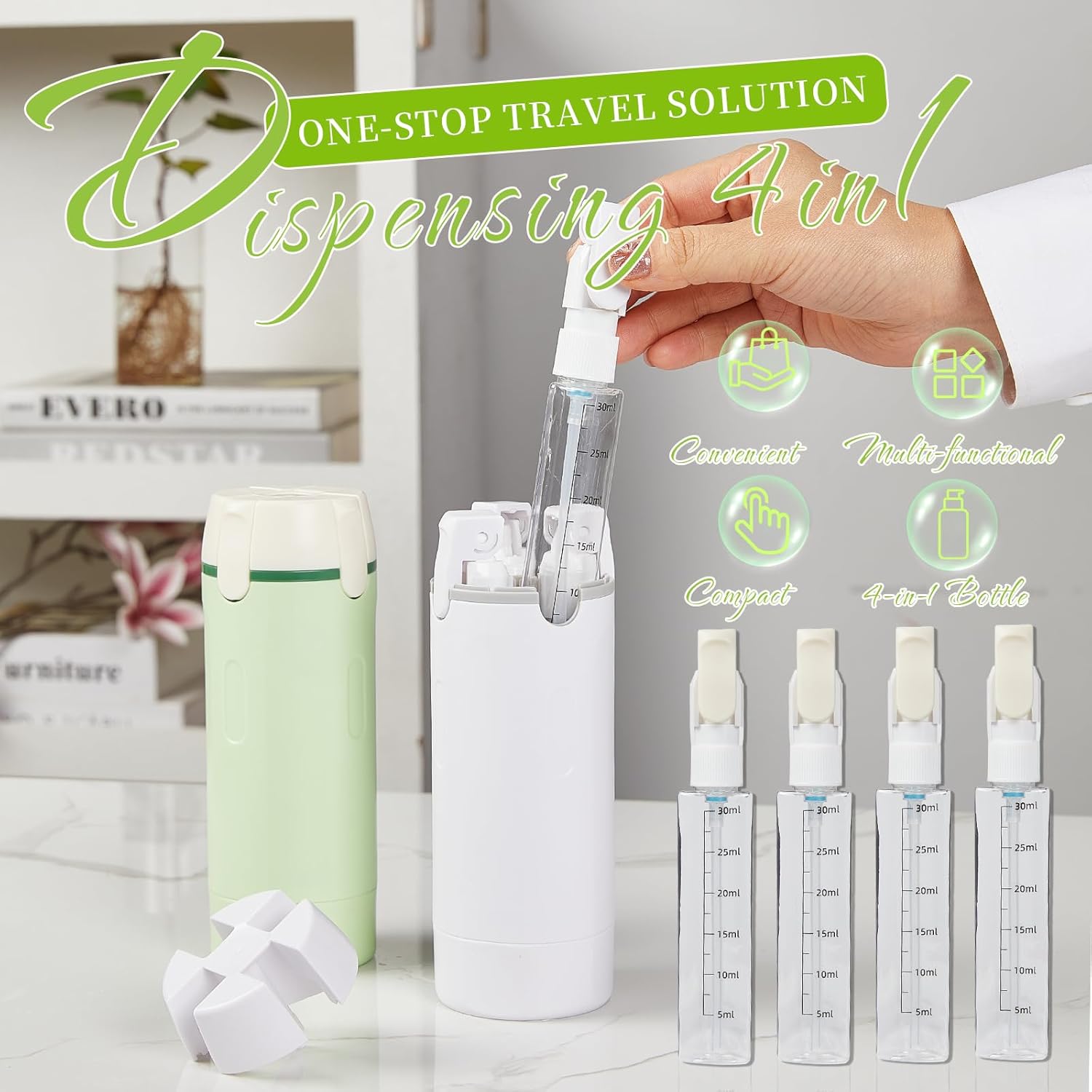 4 in 1 Travel Dispenser