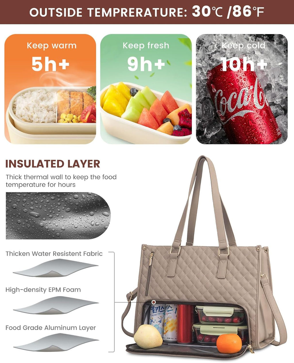 ModaTote 3 in 1 + Free Matching Purse