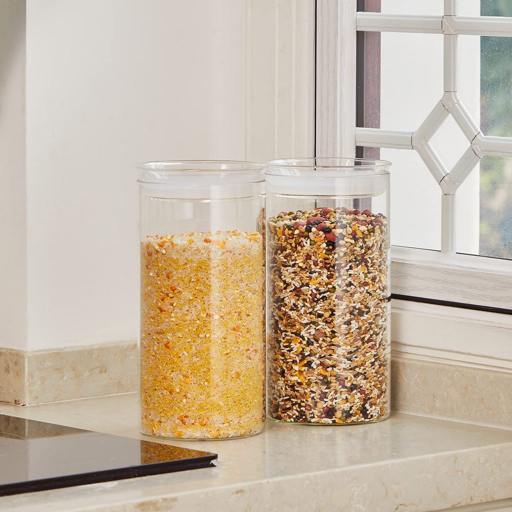 Glass Jars with Sealed Lids
