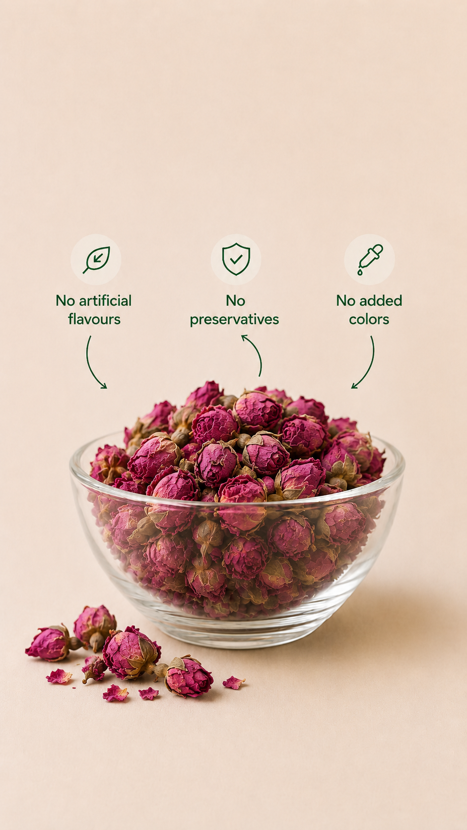 Rose Bud Flower LuxuriTea