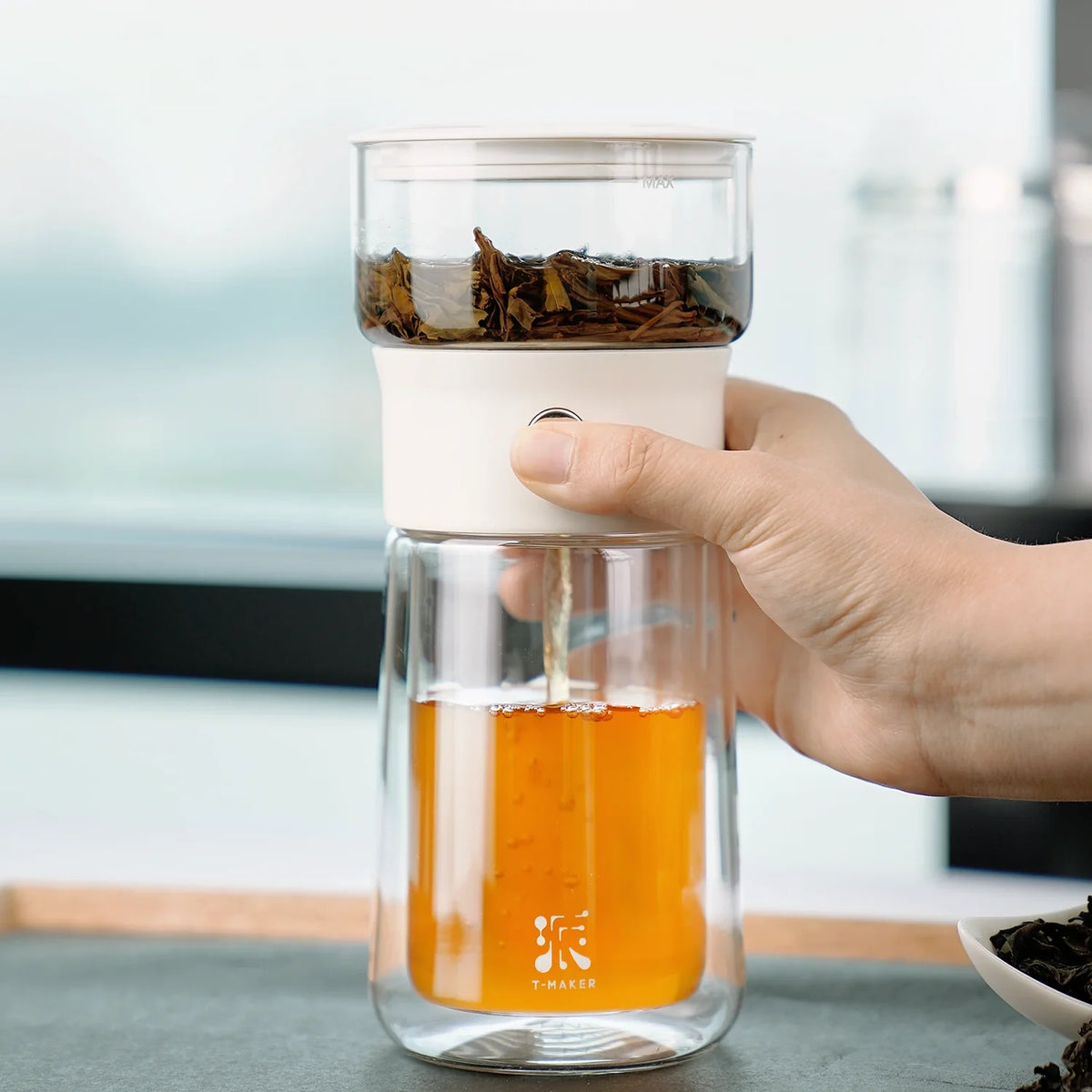 Portable One-touch Teapot