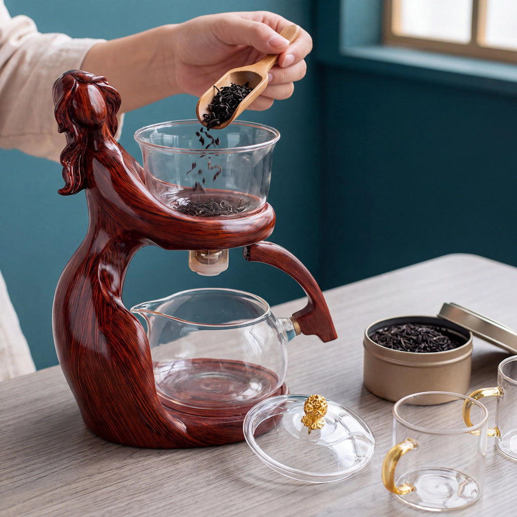 Lady in-red Teapot