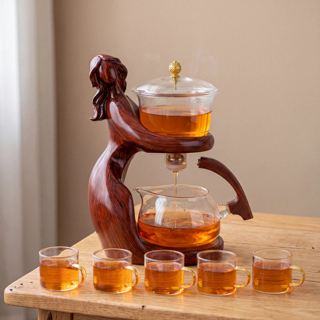 Lady in-red Teapot