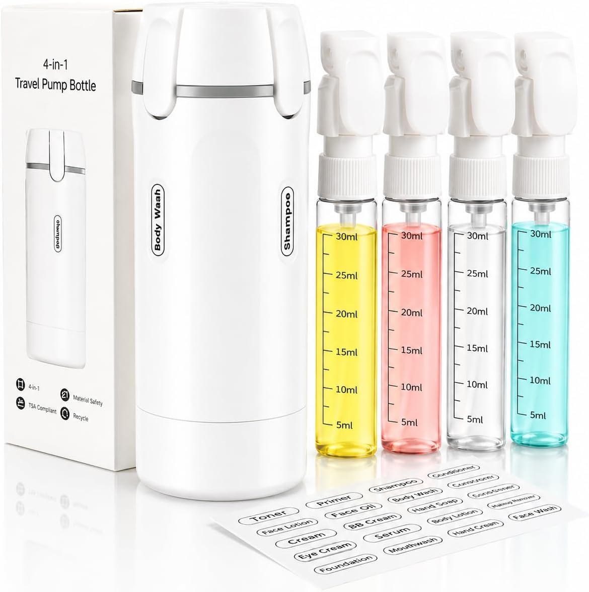 4 in 1 Travel Dispenser