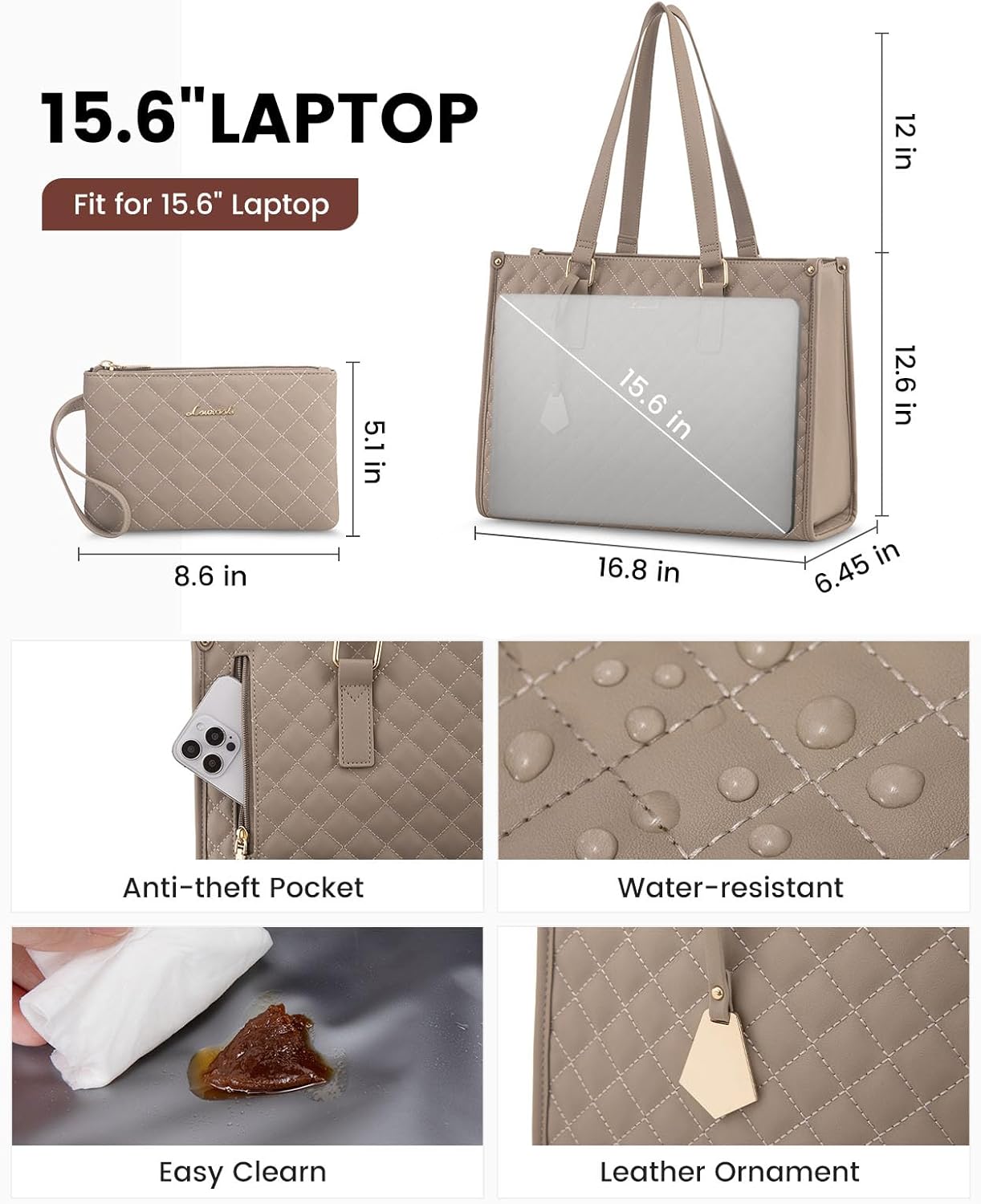 ModaTote 3 in 1 + Free Matching Purse